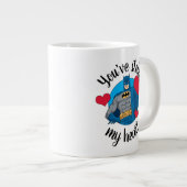 Batman Valentine | Du hast mir das Herz gestohlen Jumbo-Tasse (Vorderseite Rechts)