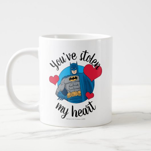 Batman Valentine | Du hast mir das Herz gestohlen Jumbo-Tasse (Links)