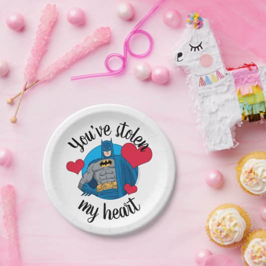 Batman Valentine | Du hast mir das Herz gestohlen Pappteller (Party)