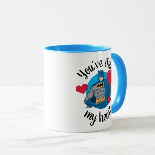 Batman Valentine | Du hast mir das Herz gestohlen Tasse (VorderseiteRechts)