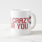 Batman Valentine | Joker & Harley - Crazy für Sie Jumbo-Tasse (Vorderseite Rechts)