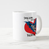 Batman Valentine | Mit mir Jumbo-Tasse (Vorderseite Rechts)