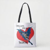 Batman Valentine | Mit mir Tasche (Vorderseite)