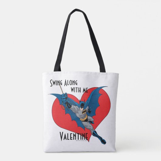 Batman Valentine | Mit mir Tasche (Rückseite)