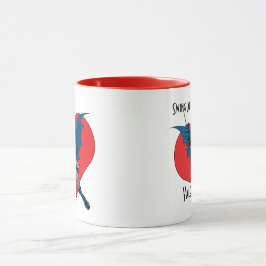 Batman Valentine | Mit mir Tasse (Zentrum)