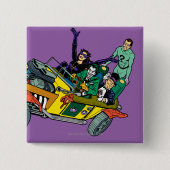 Batman Villains in Jokermobile Button (Vorderseite)