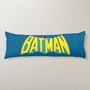 Batman Vintage Gelb Blau Logo Seitenschläferkissen