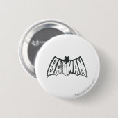 Batman | Vintage-Symbol-Logo Button (Vorne & Hinten)