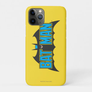 Batman   Vintages Blue Black Logo iPhone 11 Pro Hülle