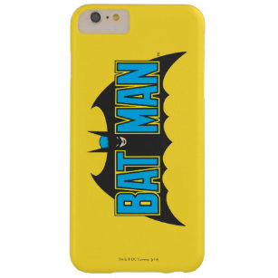 Batman   Vintages Blue Black Logo Barely There iPhone 6 Plus Hülle