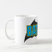Batman | Vintages Blue Black Logo Kaffeetasse (Links)