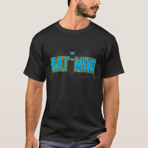 Batman   Vintages Blue Black Logo T-Shirt
