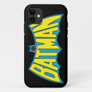 Batman   Vintages Gelbblau-Logo Case-Mate iPhone Hülle