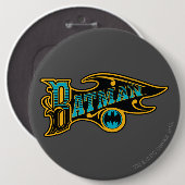 Batman | Vintages Türkislogo Button (Vorne & Hinten)