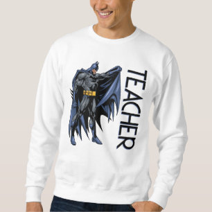 Batman Vollfarbiges Seitenlehrer Sweatshirt
