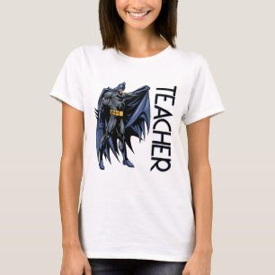 Batman Vollfarbiges Seitenlehrer T-Shirt