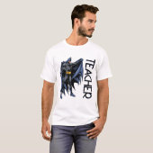 Batman Vollfarbiges Seitenlehrer T-Shirt (Vorne ganz)