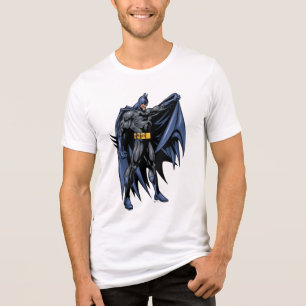 Batman Vollfarbseite Tri-Blend Shirt