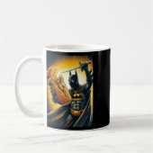 Batman Vs Brot Aufkleber Kaffeetasse (Links)