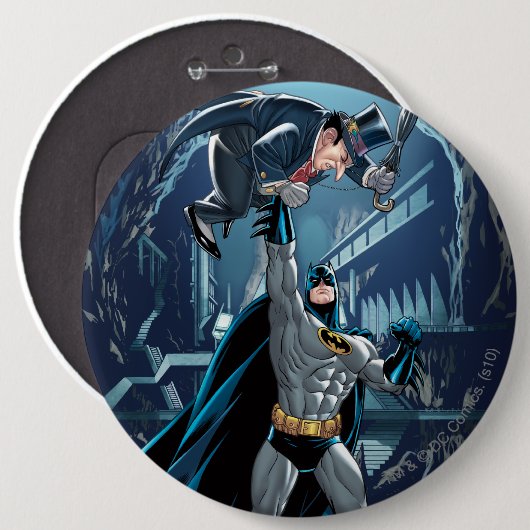 Batman vs. Penguin Button (Vorne & Hinten)