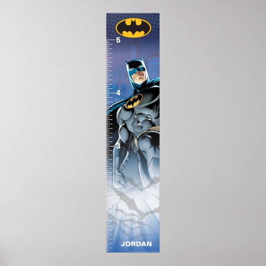 Batman | Wachstumstabelle Poster (Vorne)