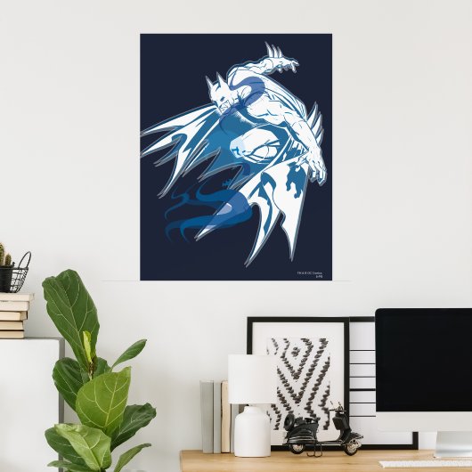 Batman Water Tonal Collage Poster (Heimbüro)