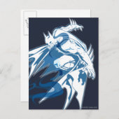 Batman Water Tonal Collage Postkarte (Vorne/Hinten)