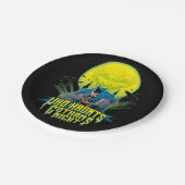 Batman | Wer Gothams Night verfolgt Pappteller (Schrägansicht)