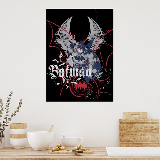 Batman Wing Collage Poster (Küche)
