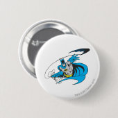 Batman wirft Batarang 3 Button (Vorne & Hinten)