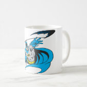 Batman wirft Batarang 3 Kaffeetasse (VorderseiteRechts)