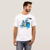 Batman wirft Batarang 3 T-Shirt (Vorne ganz)
