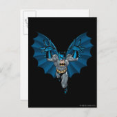 Batman Yells Postkarte (Vorne/Hinten)
