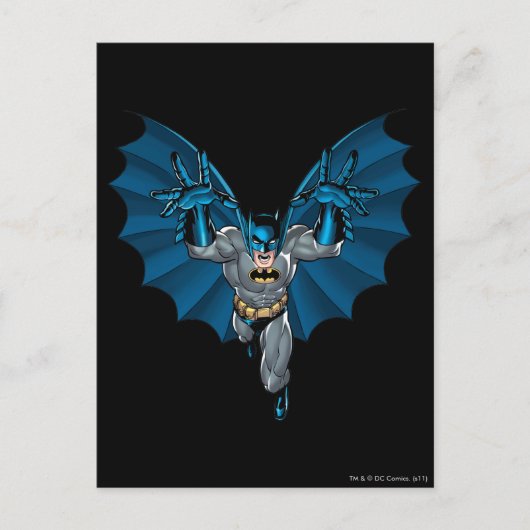 Batman Yells Postkarte (Vorderseite)