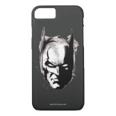 Batman Zeichnete Face Case-Mate iPhone Hülle (Rückseite)