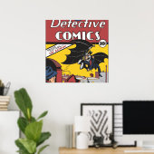 Batmans Erstauftritt Poster (Heimbüro)