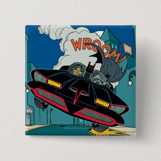 Batmobil Wroom! Button (Vorderseite)