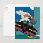Batmobil Wroom! Postkarte (Vorne/Hinten)