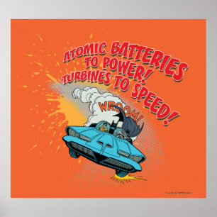 Batmobile Graphic Poster