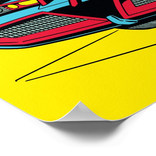 Batmobile Poster (Ecke)