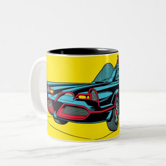 Batmobile Zweifarbige Tasse (Vorderseite Links)