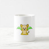 Batmouse. Funny mouse with bat wings. Halloween. Kaffeetasse (Mittel)