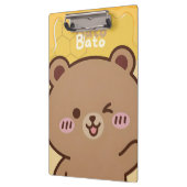"Bato Bato" Honey Bear Spiral  Klemmbrett (Links)