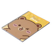 "Bato Bato" Honey Bear Spiral Notebook Notizblock (Linke Seite)