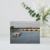 Batobus bei Pont de la Concorde Postkarte (Stehend Vorderseite)