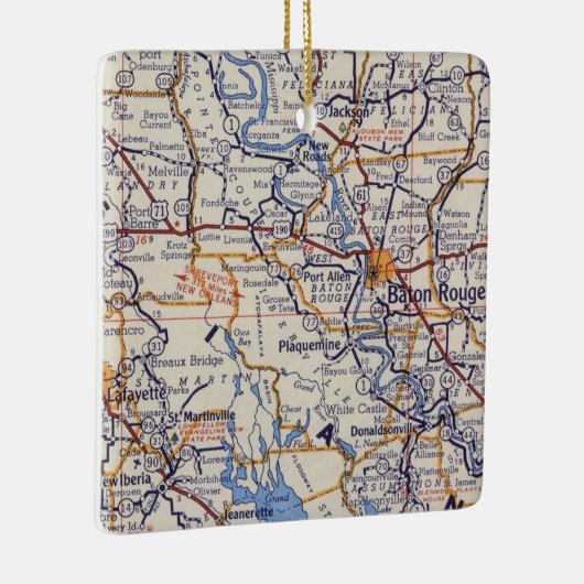 Baton Rouge and Lafayette Christmas Ornament (Rechts)