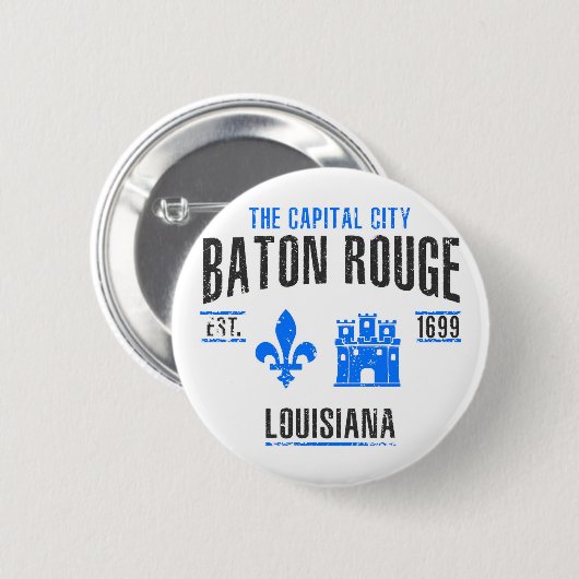 Baton Rouge Button (Vorne & Hinten)