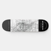 Baton Rouge City Map Skateboard (Horizontal)