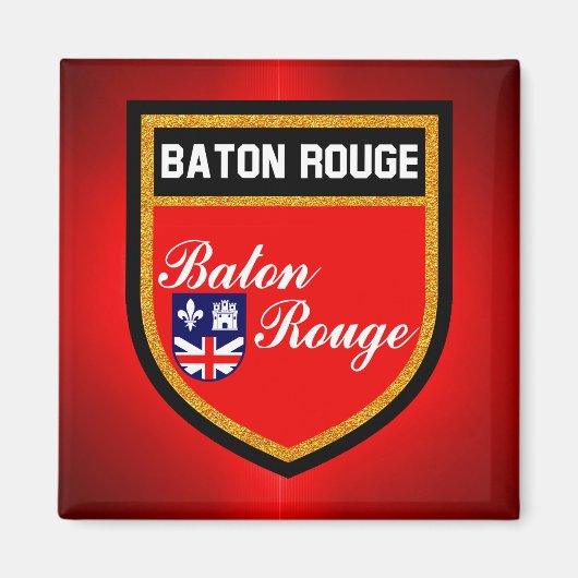 Baton Rouge-Flagge Magnet (Vorne)