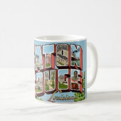 Baton rouge LA Greetings Postcard Kaffeetasse (VorderseiteRechts)